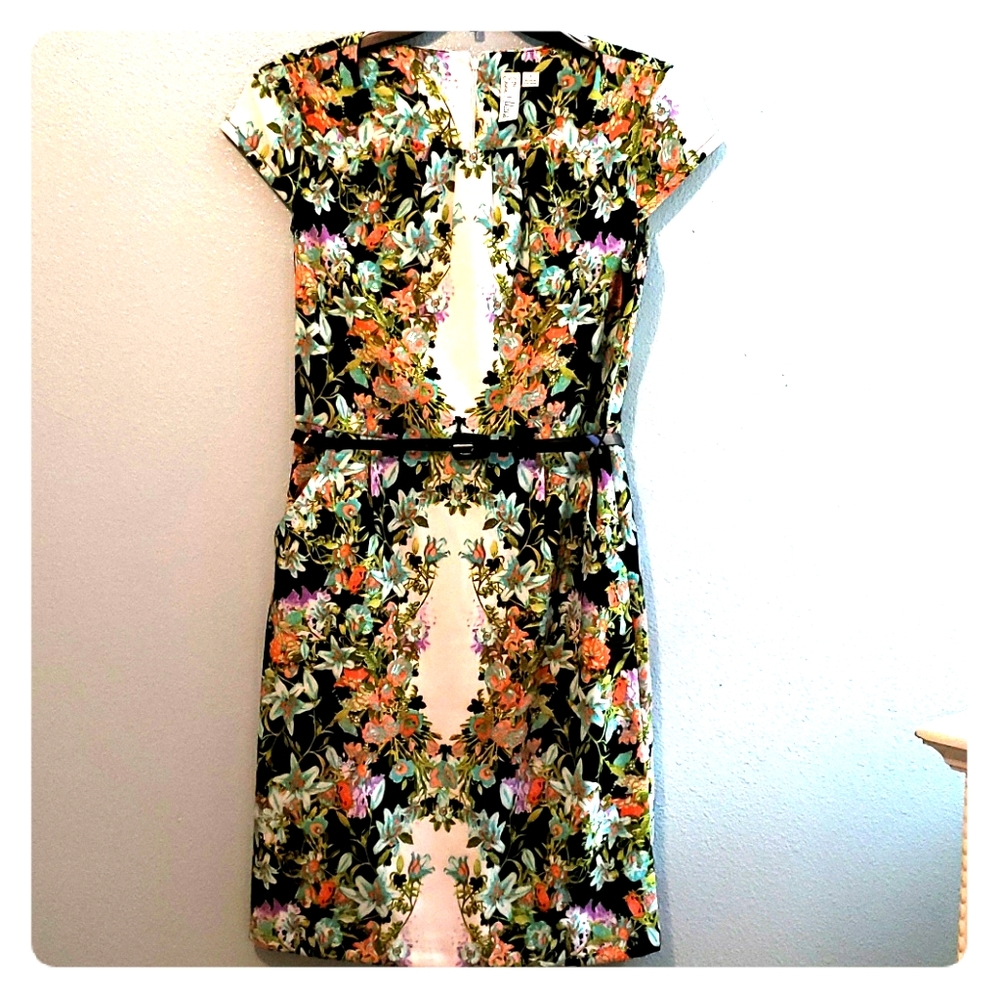 Emma & Michele, teacup sleeve dress, size 8